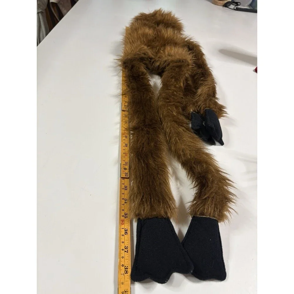 Vintage Large Crazy Charlie Hand Puppet Brown